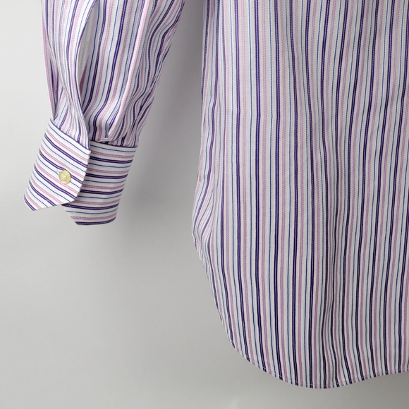 ETRO Men's Pinstripe Sport Shirt 42 EU / 16.5 US - Picture 4 of 7